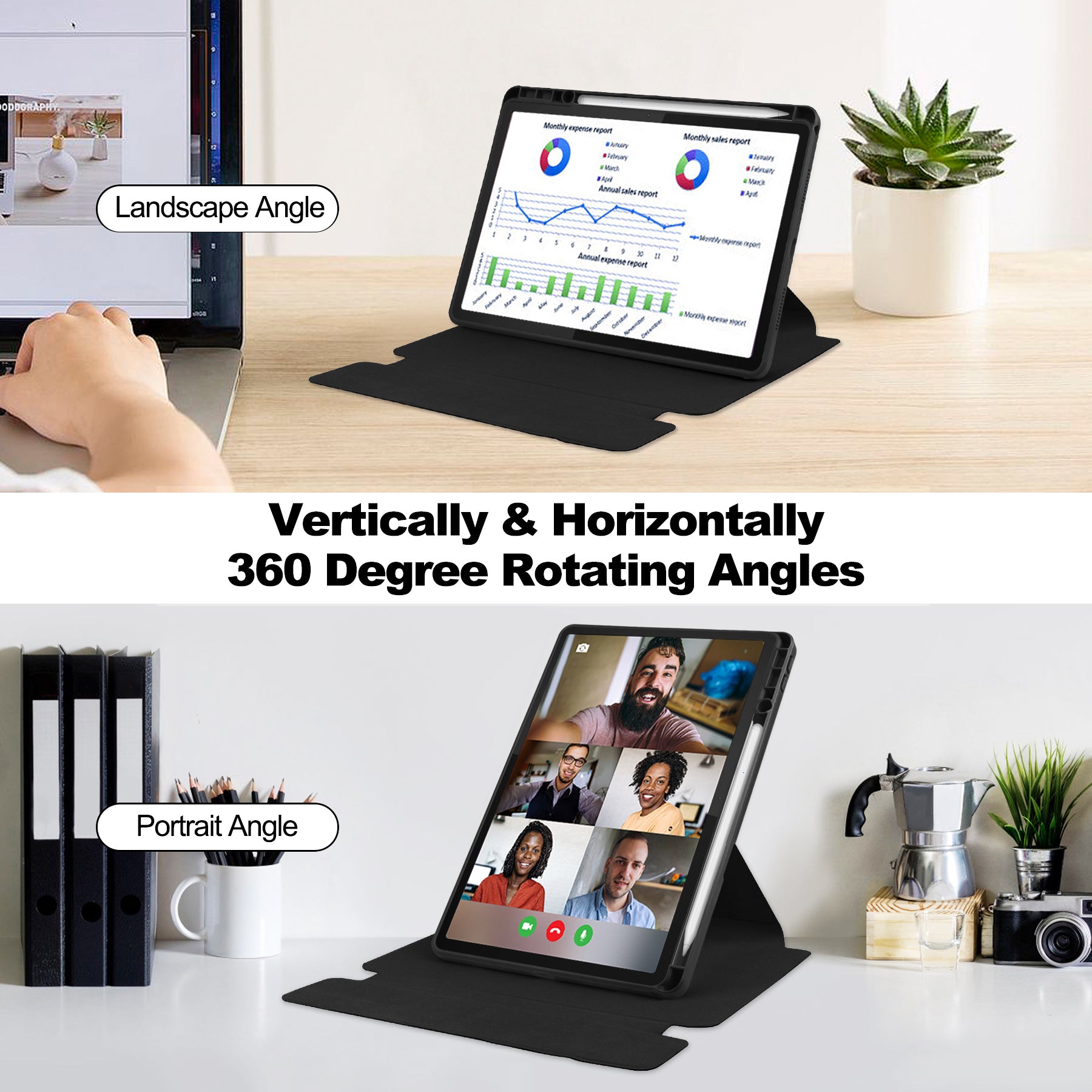 For Lenovo Tab M11 / Xiaoxin Pad 11 2024 Tablet Case 360-Degree Rotating Stand Anti-fall Cover (without Keyboard) For Lenovo Tab M11 / Xiaoxin Pad 11 2024 Tablet Case 360-Degree Rotating Stand Anti-fall Cover (without Keyboard)